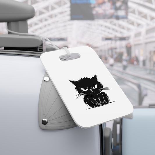 Angry Cat Luggage Tag