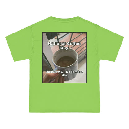 National Coffee Day Men's Short-Sleeve Crewneck Tee