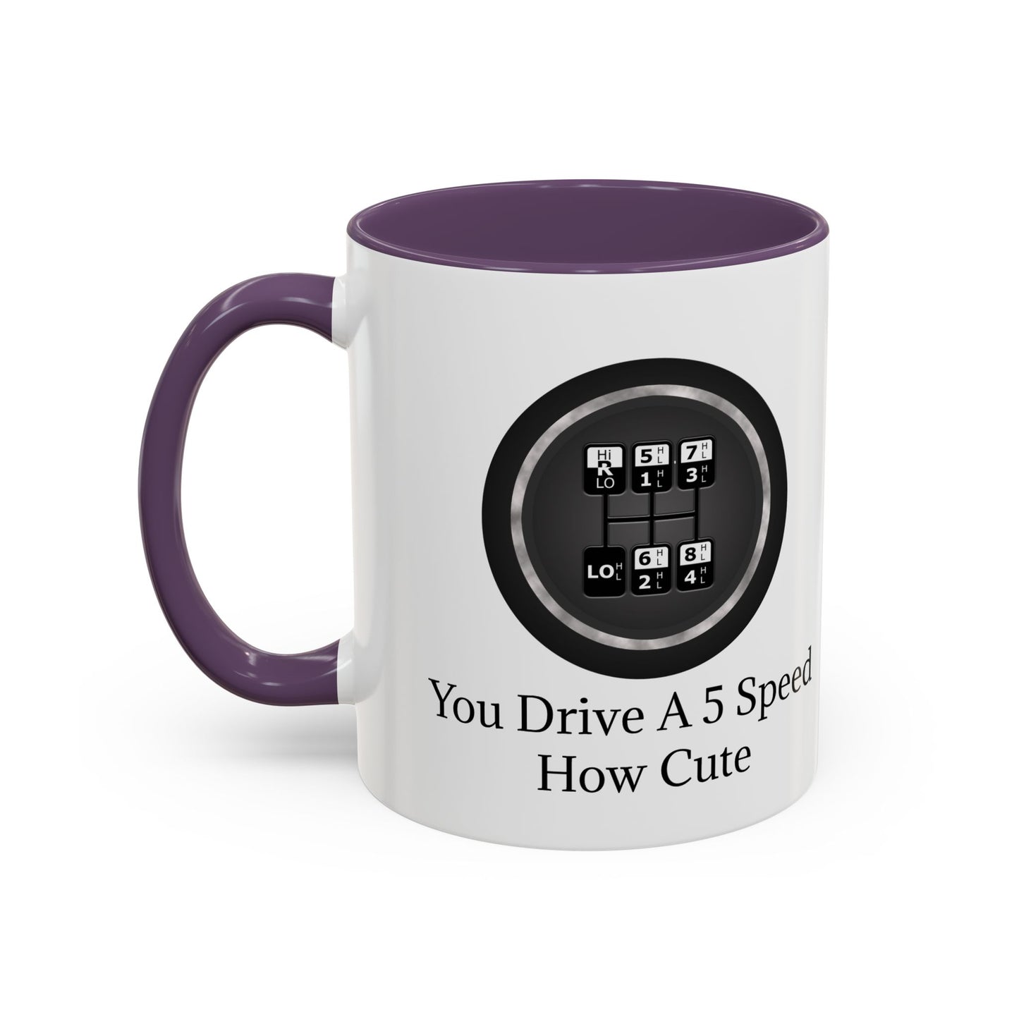 5 Speed How Cute 2-Tone Coffee Mug
