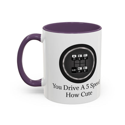 5 Speed How Cute 2-Tone Coffee Mug