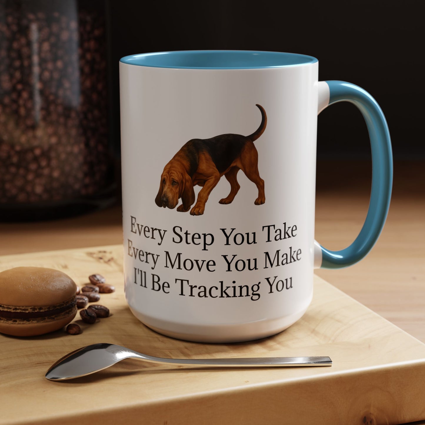 Tracking You 2-Tone Coffee Mug