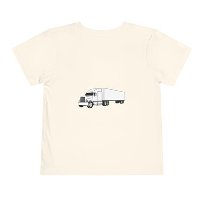 Semi Truck Toddler Unisex Short Sleeve Crewneck Tee