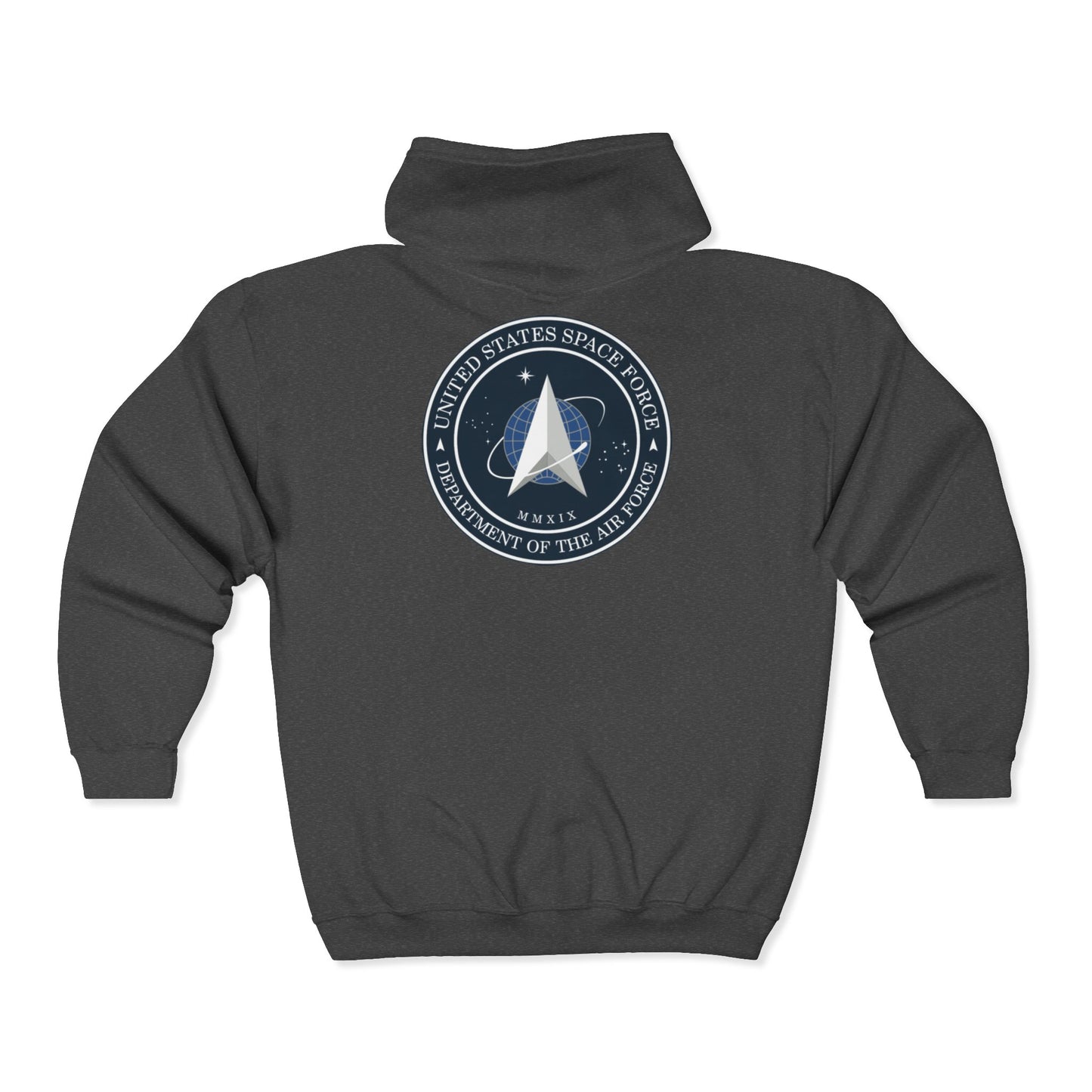 US Space Force Unisex Full Zip Hoodie