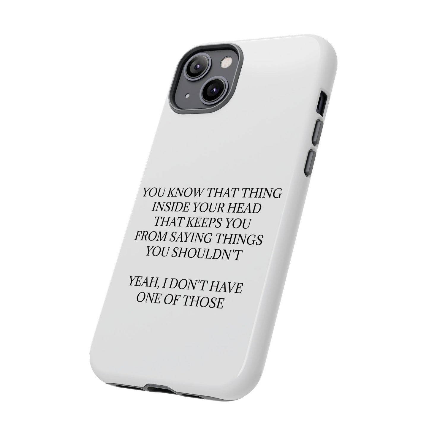 No Filter iPhone Case