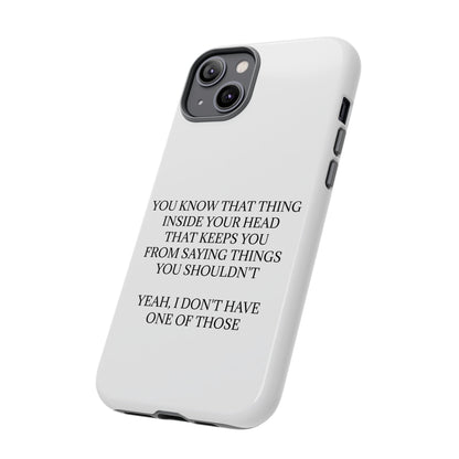 No Filter iPhone Case