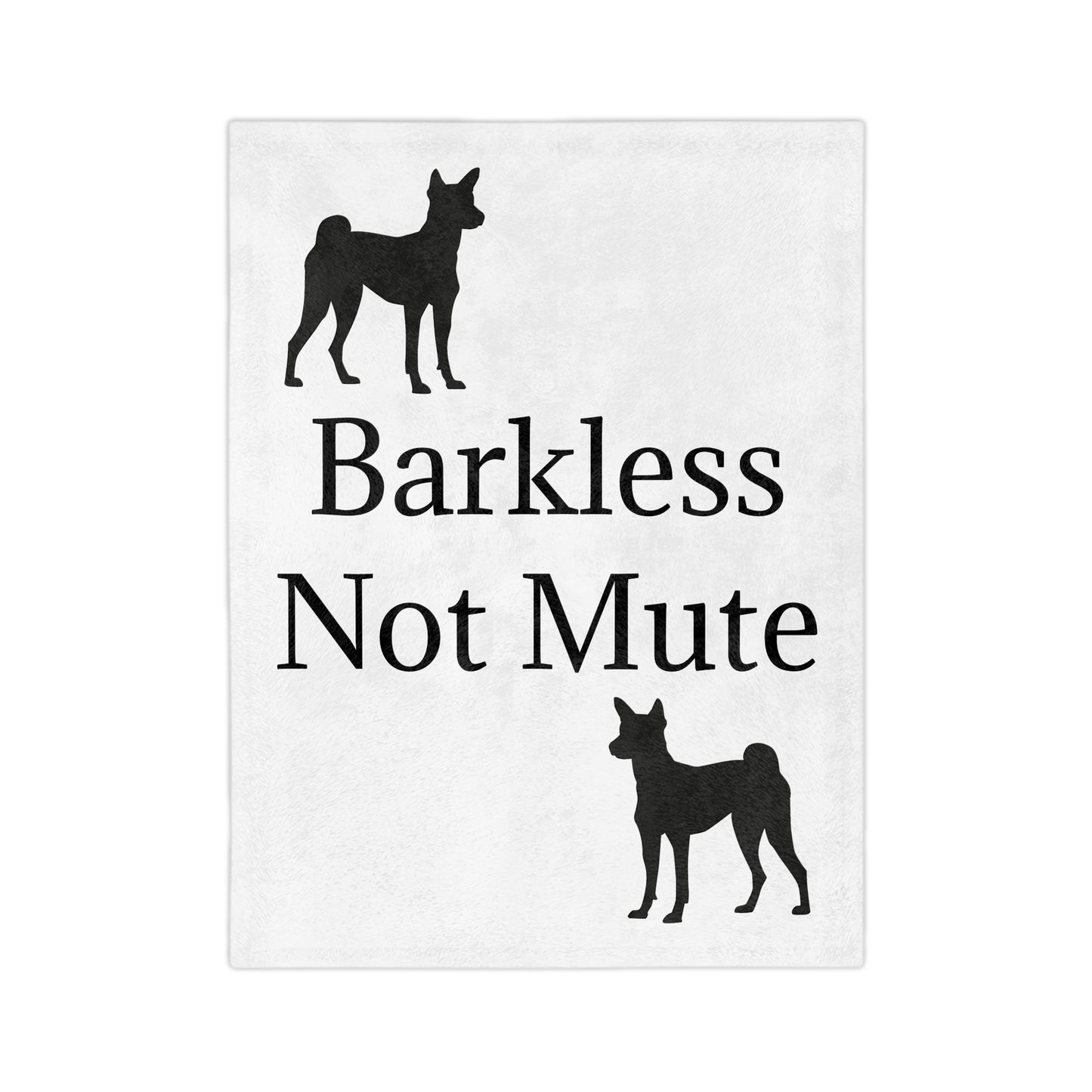 Barkless Not Mute Velveteen Microfiber Blanket