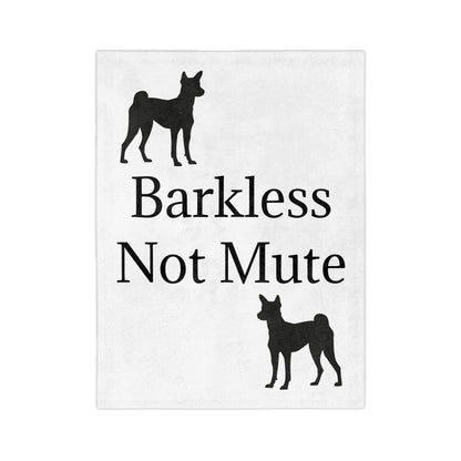 Barkless Not Mute Velveteen Microfiber Blanket