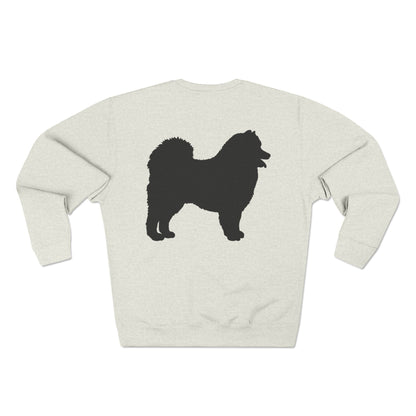 Samoyed Silhouette Unisex Crewneck Sweatshirt