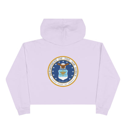 US Air Force Women's Crop Hoodie