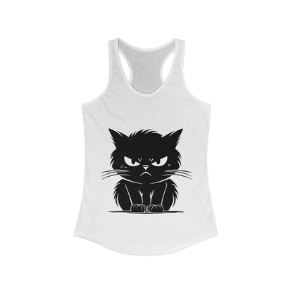 Angry Cat Women's Racerback Tank