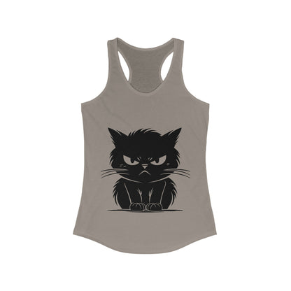 Angry Cat Women's Racerback Tank