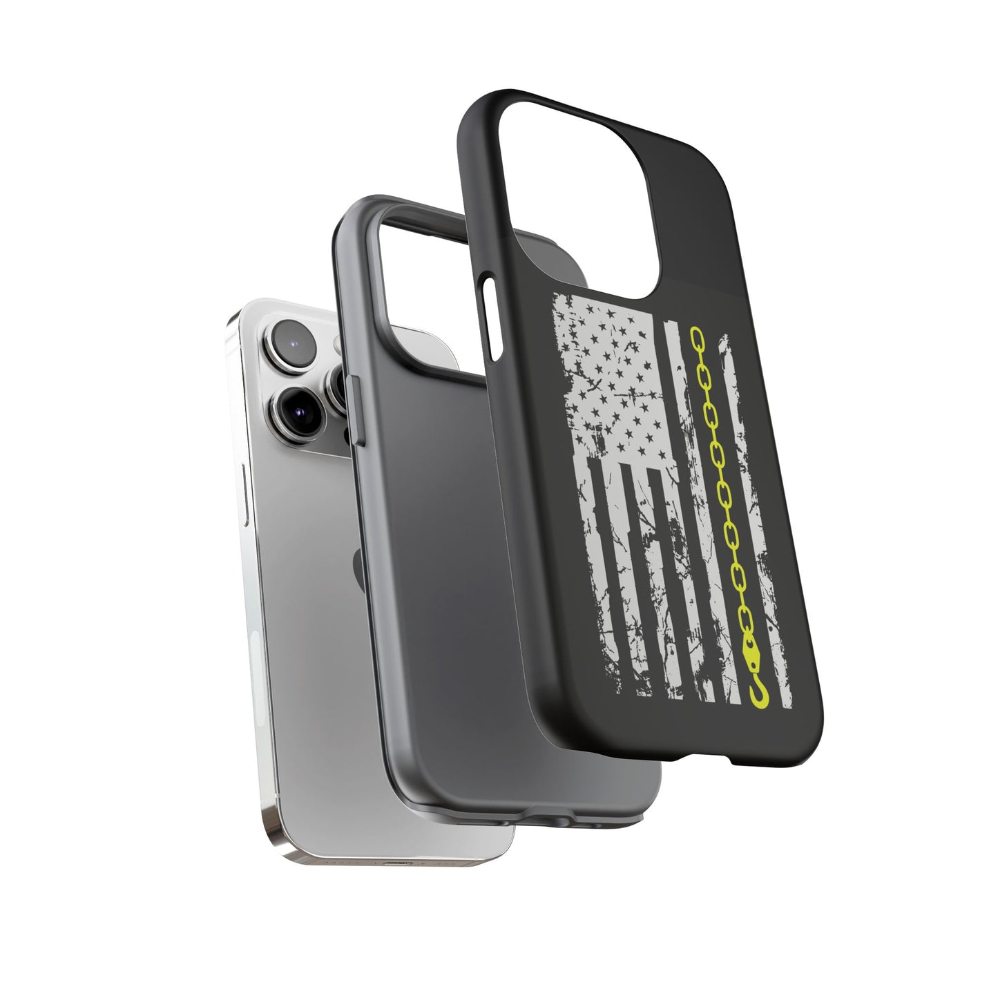Thin Yellow Line iPhone Case