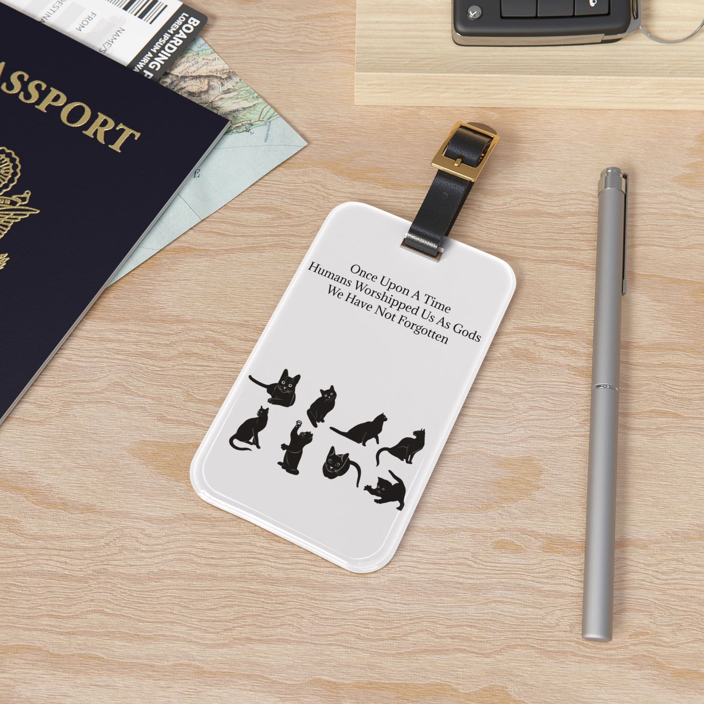 Once Upon A Time Leather Strap Luggage Tag