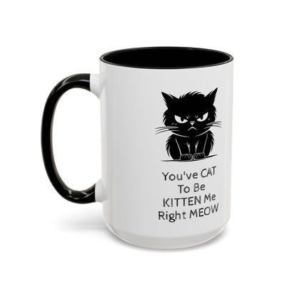 Kitten Me 2-Tone Coffee Mug