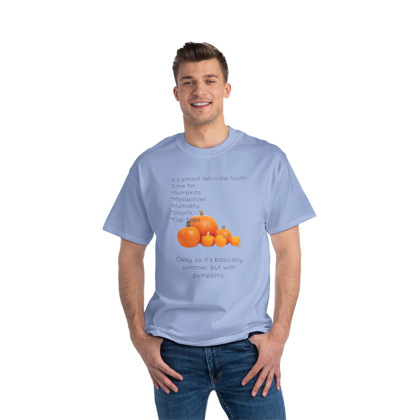Fall In The South Men's Short-Sleeve Crewneck Tee