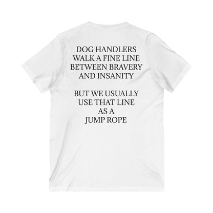 Jump Rope Unisex Short Sleeve V-Neck Tee