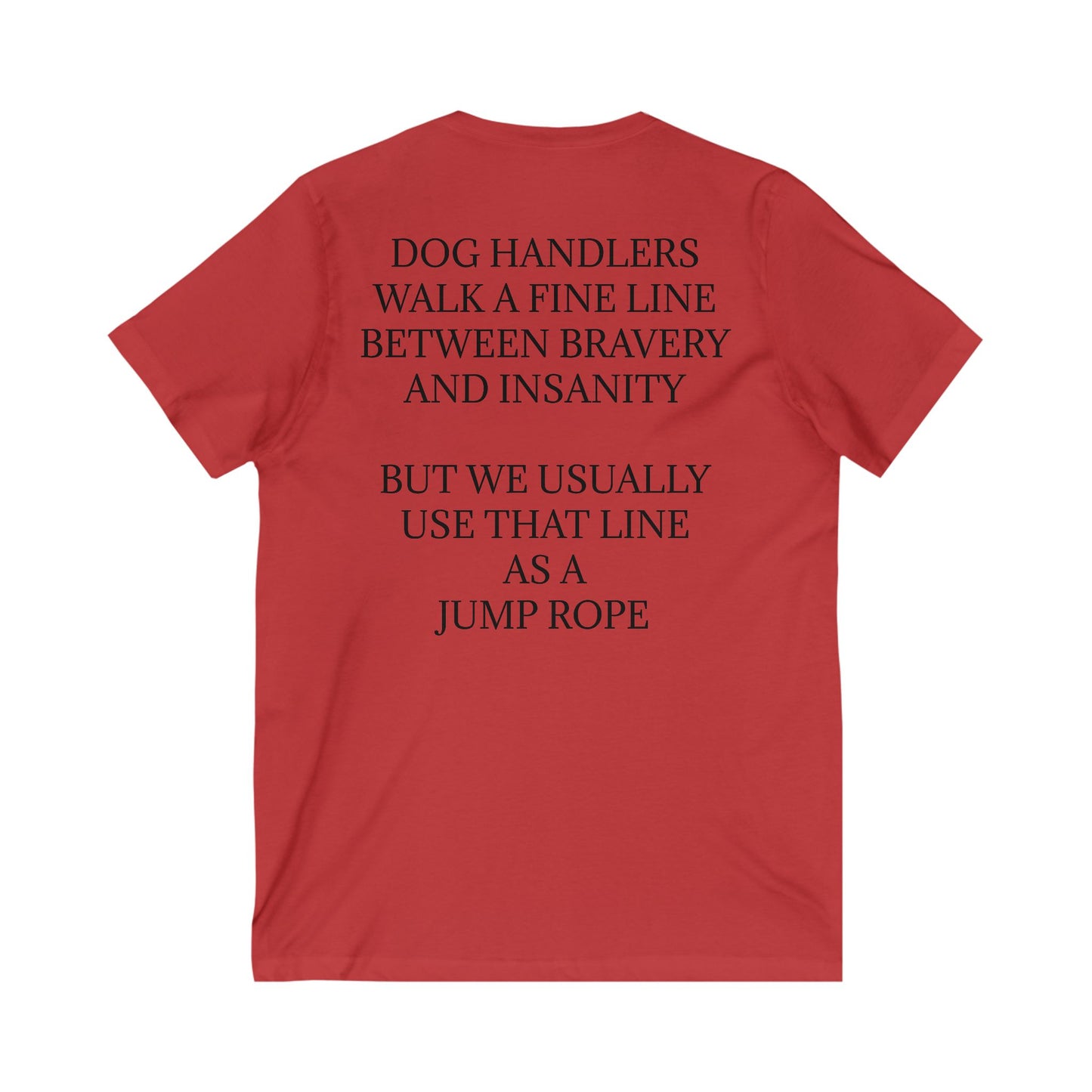 Jump Rope Unisex Short Sleeve V-Neck Tee