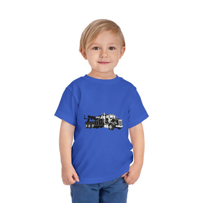 Heavy Tow Truck Toddler Unisex Short Sleeve Crewneck Tee