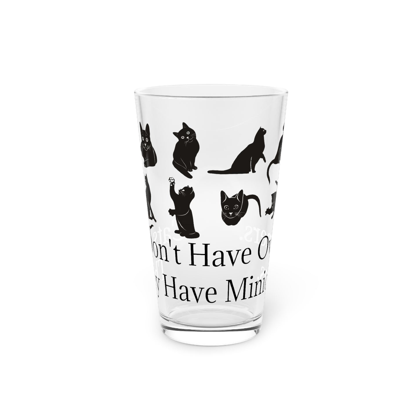 Cat Minions Drinking Glass