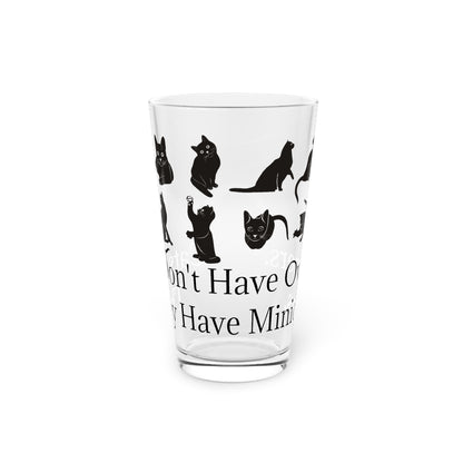 Cat Minions Drinking Glass