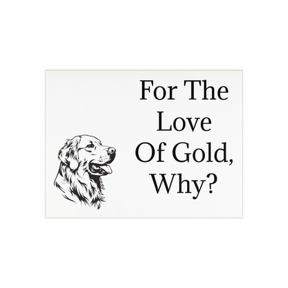 For The Love Of Gold Ceramic Photo Tile