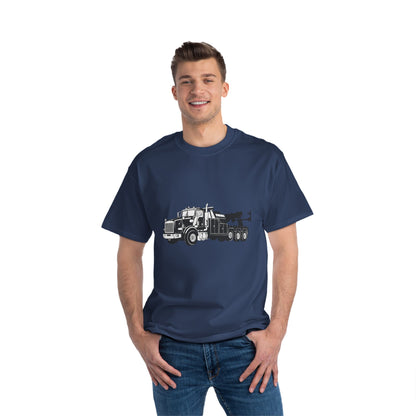 Heavy Tow Truck Men's Short-Sleeve Crewneck Tee
