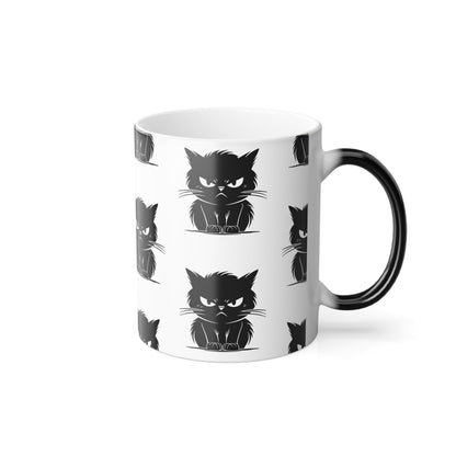 Angry Cat Color Changing Mug