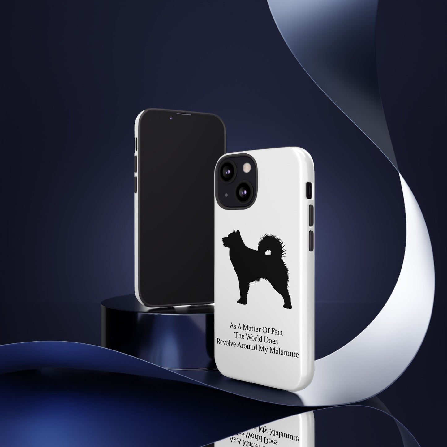 Matter Of Fact Malamute iPhone Case