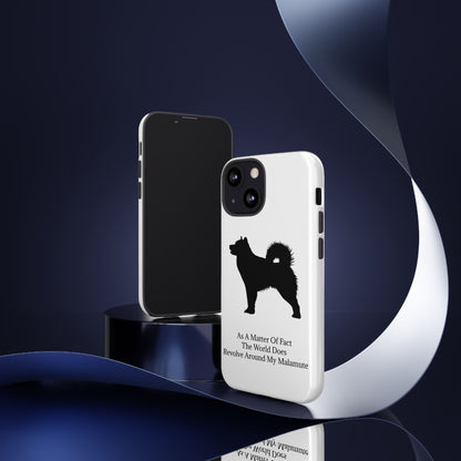 Matter Of Fact Malamute iPhone Case