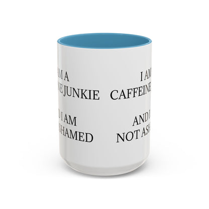 Caffeine Junkie 2-Tone Coffee Mug