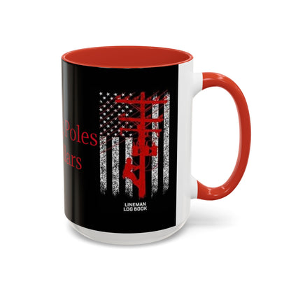 Climbing Poles 2-Tone Coffee Mug