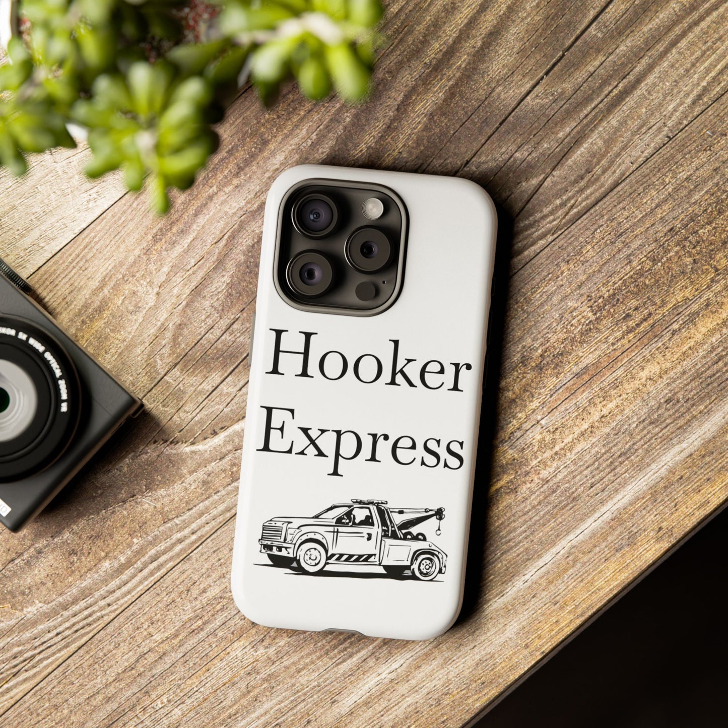 H**ker Express Wheel Lift Tow Truck iPhone Case