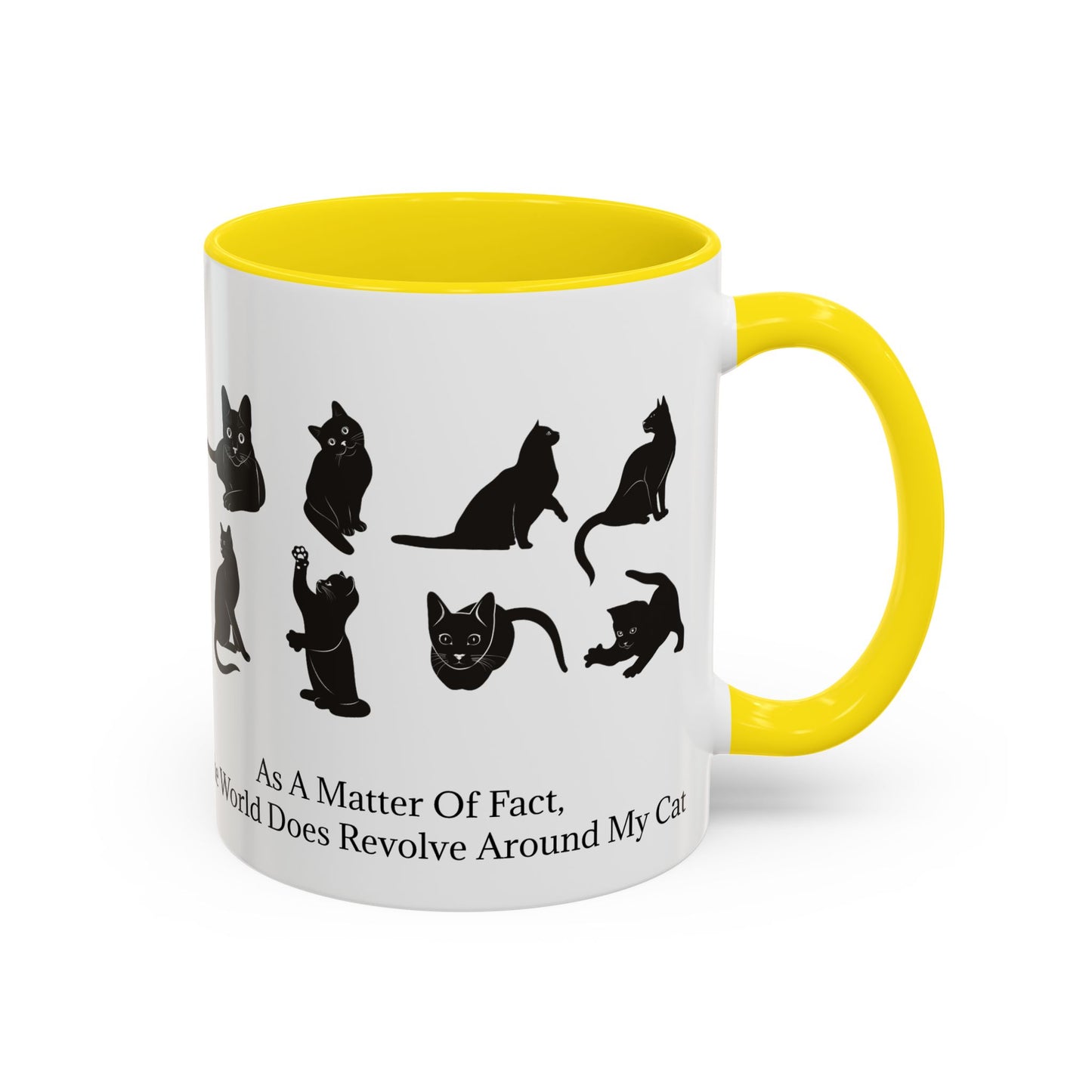 Matter Of Fact Cat 2-Tone Coffee Mug