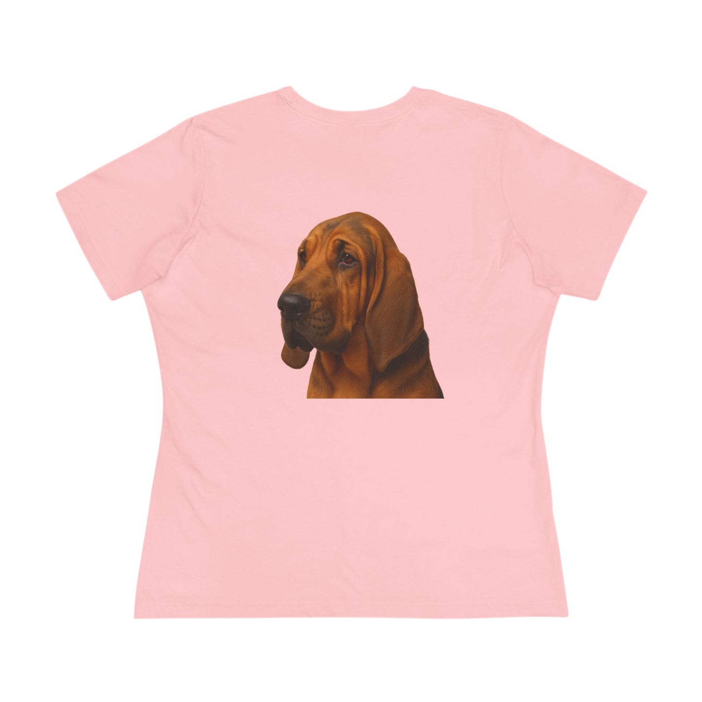 Bloodhound Head Women's Short Sleeve Crewneck Tee