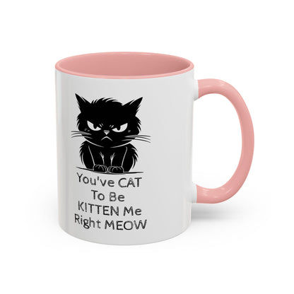 Kitten Me 2-Tone Coffee Mug