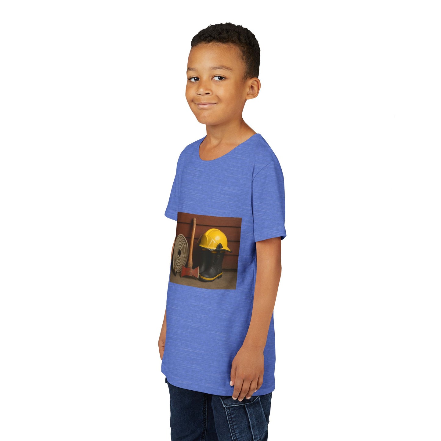 Fire/Rescue Appreciation Youth Unisex Short Sleeve Crewneck Tee