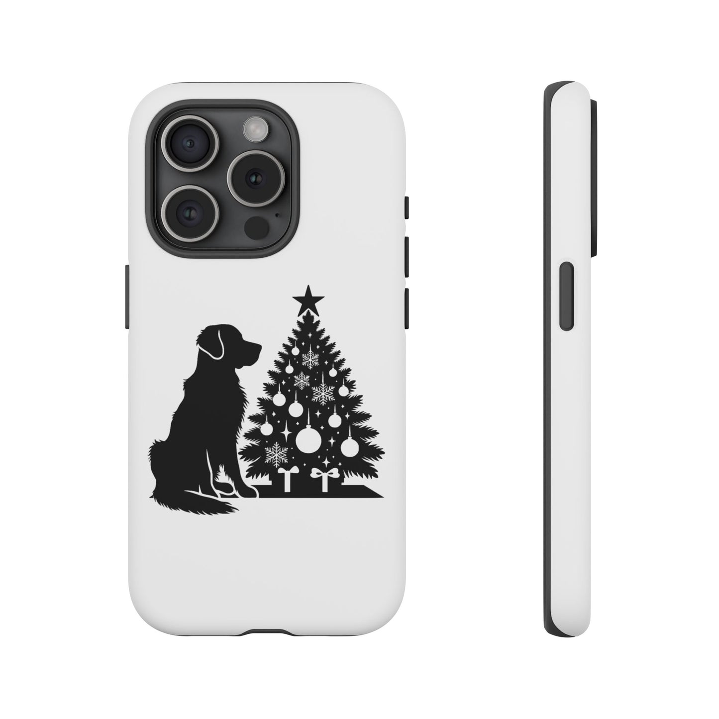 Golden Christmas Tree iPhone Case