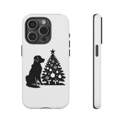 Golden Christmas Tree iPhone Case