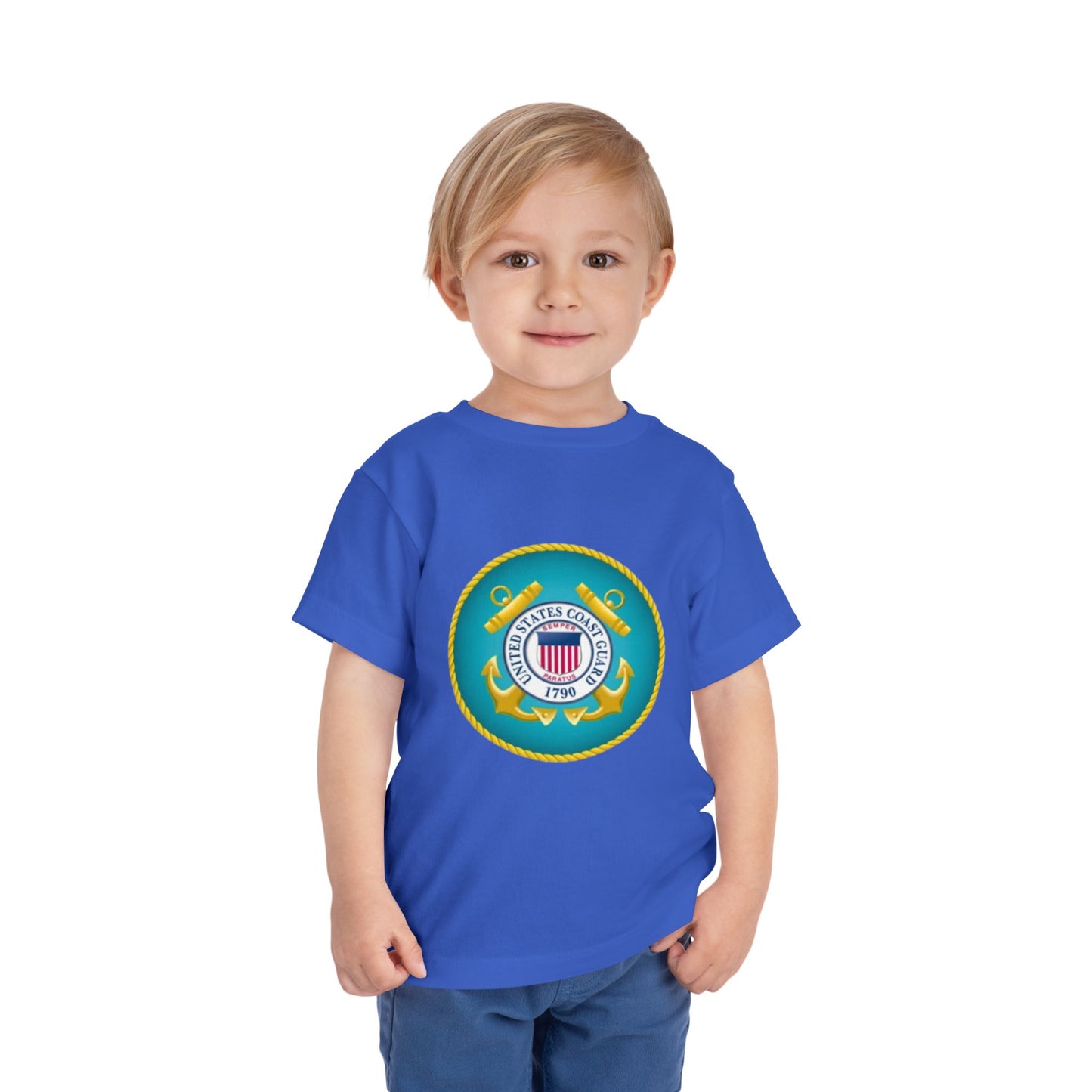 US Coast Guard Toddler Unisex Short Sleeve Crewneck Tee