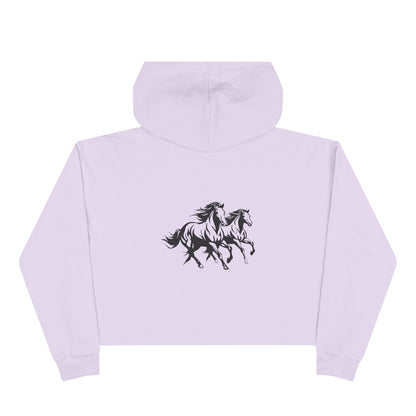 Horsin' Around Women's Crop Hoodie
