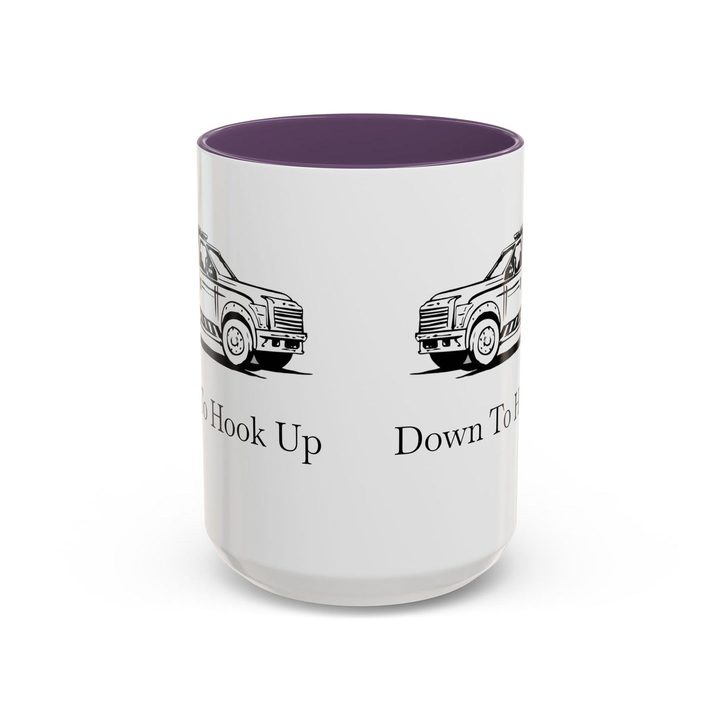 Down To Hook Up 2-Tone Coffee Mug