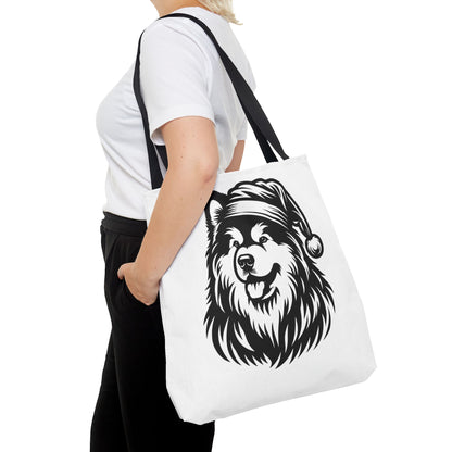Santa Paws Malamute Tote Bag