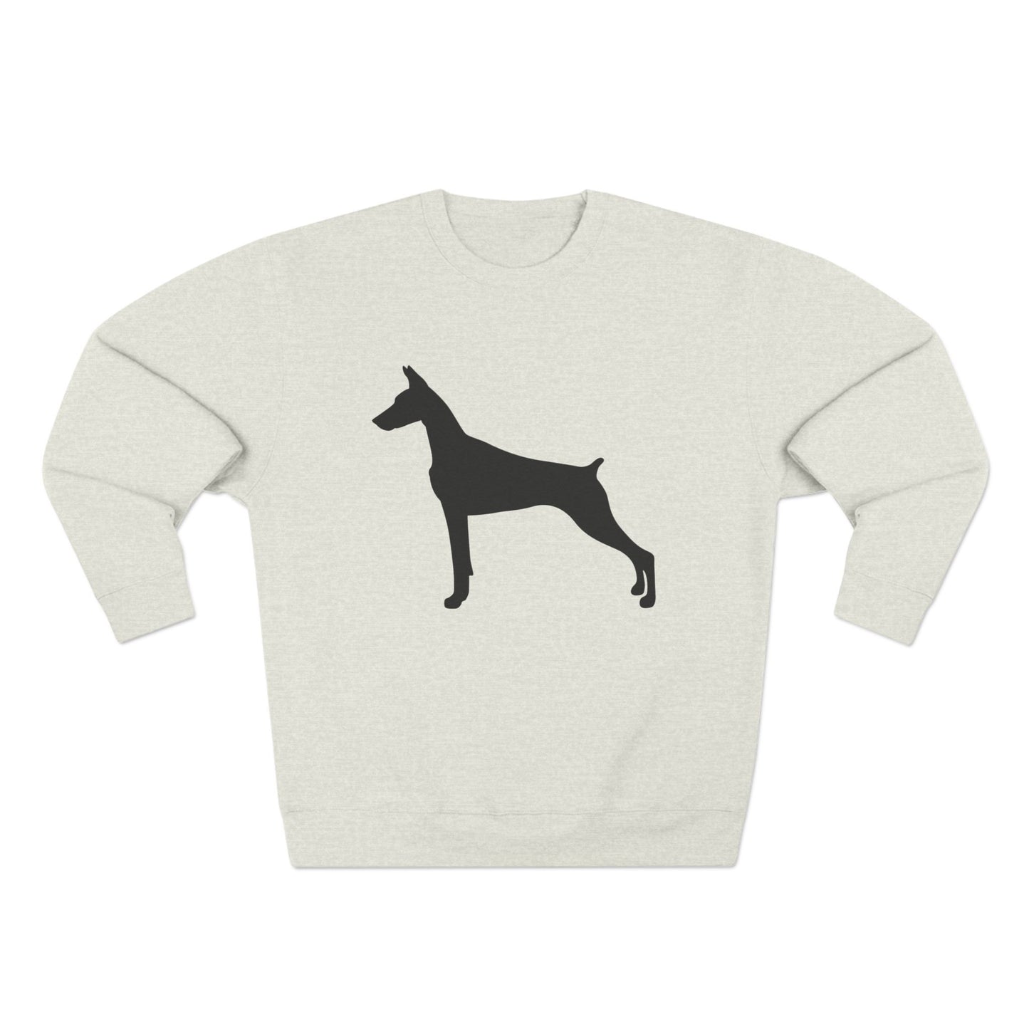 Doberman Silhouette Unisex Crewneck Sweatshirt