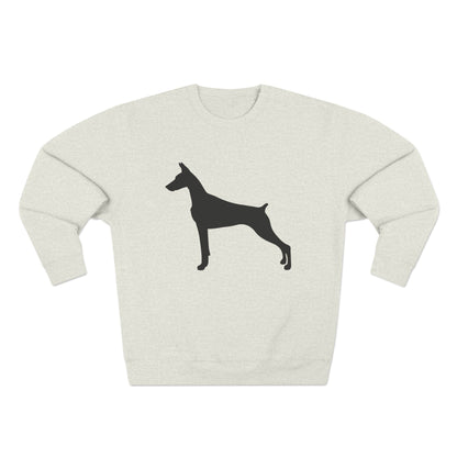 Doberman Silhouette Unisex Crewneck Sweatshirt