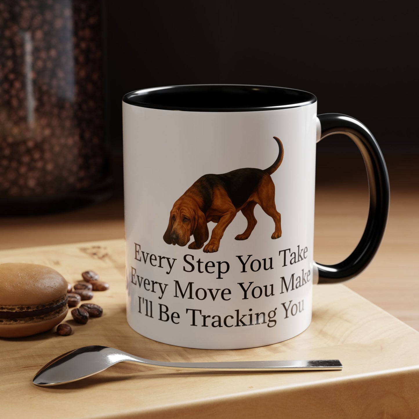 Tracking You 2-Tone Coffee Mug