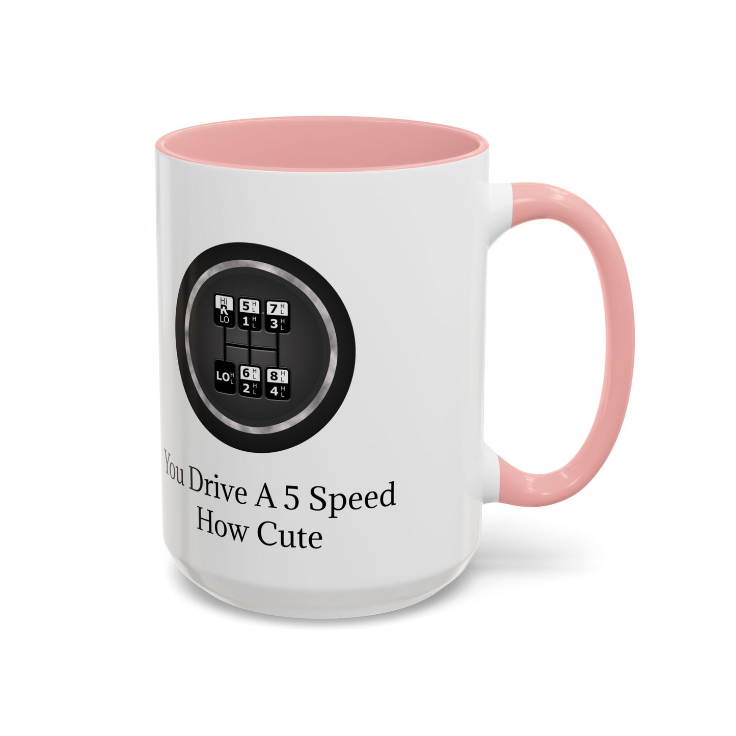 5 Speed How Cute 2-Tone Coffee Mug