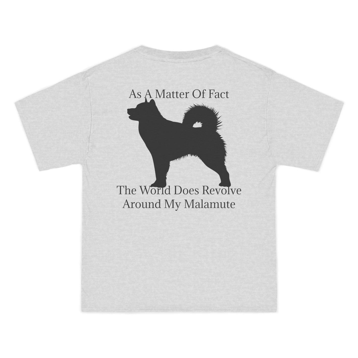 Matter Of Fact Malamute Men's Short-Sleeve Crewneck Tee