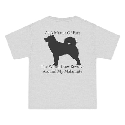 Matter Of Fact Malamute Men's Short-Sleeve Crewneck Tee