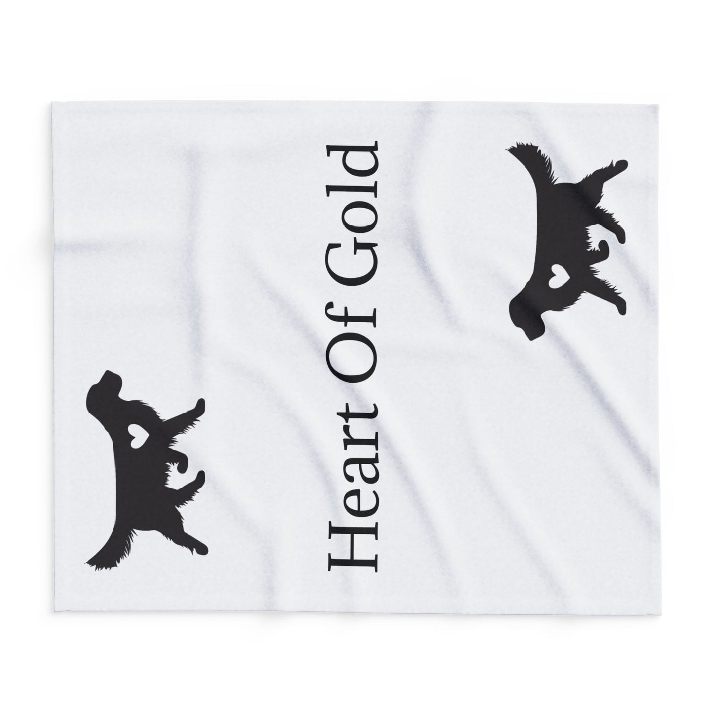 Heart Of Gold Arctic Fleece Blanket