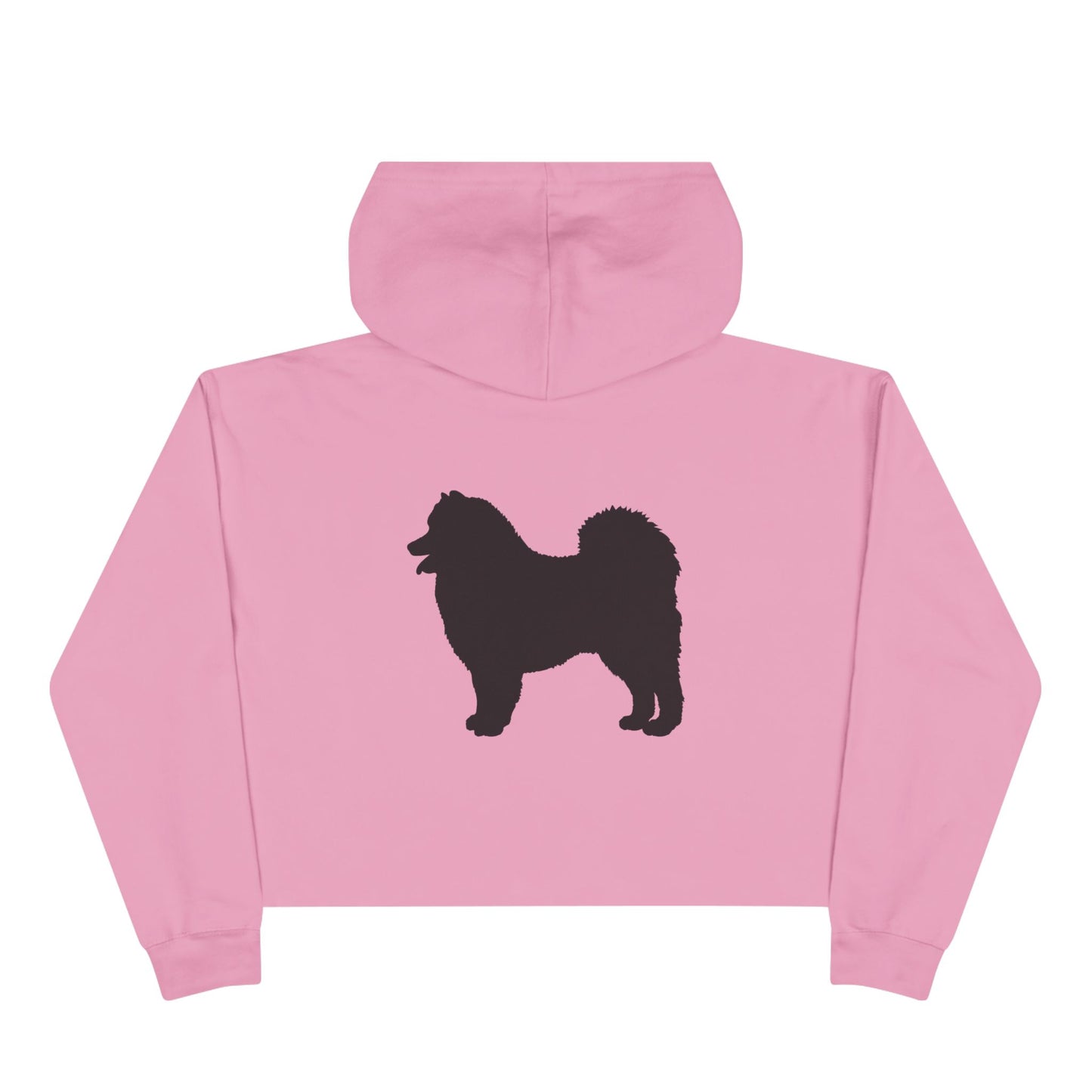 Samoyed Silhouette Women's Crop Hoodie